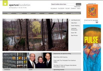 Aperture Foundation home page