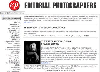Editorial Photographers home page