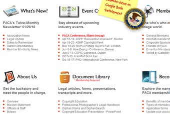 PACA home page