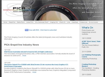 PICA home page