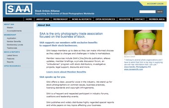 SAA home page